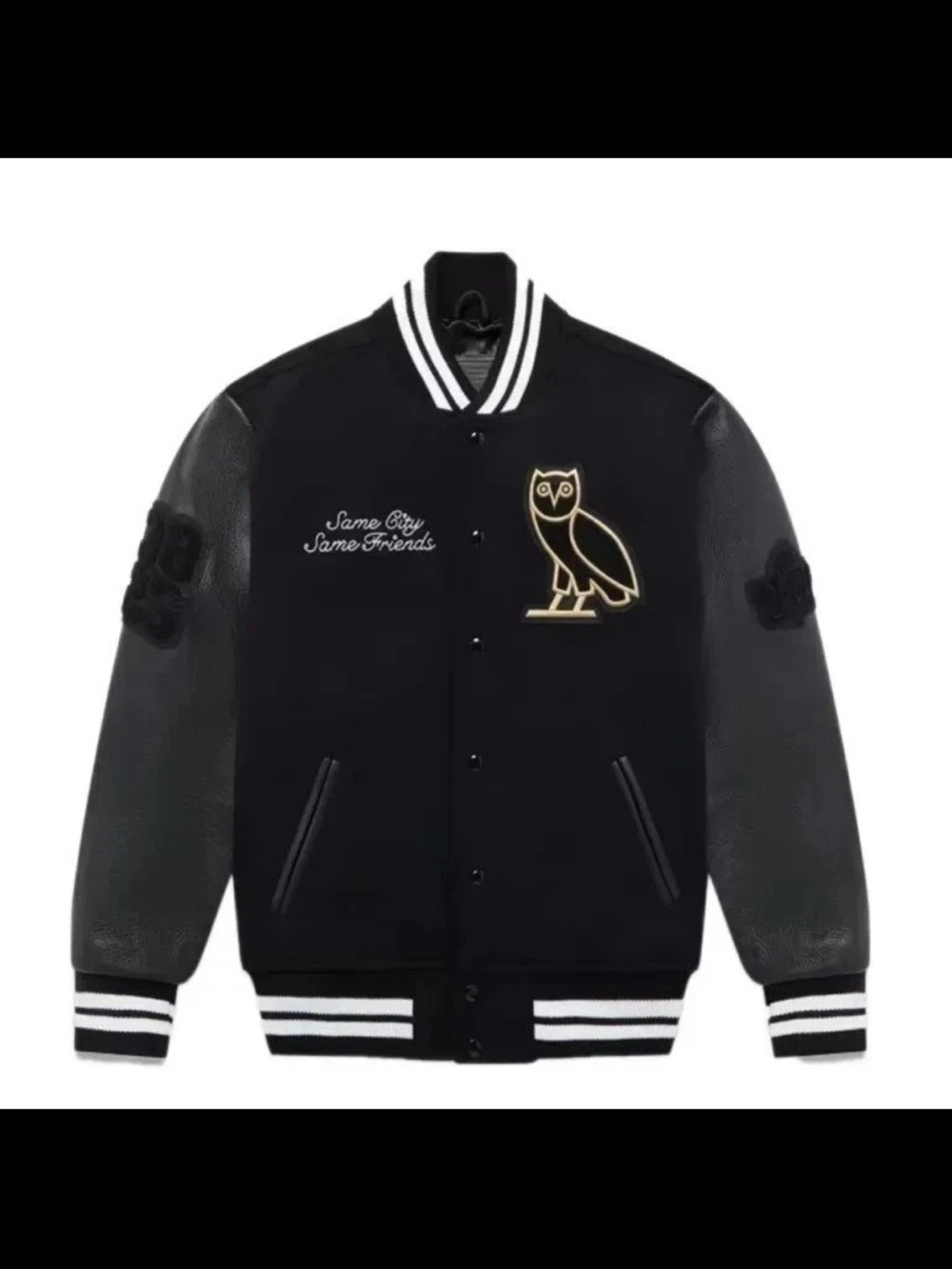 October's Very Own (OVO) Varsity Jacket Small